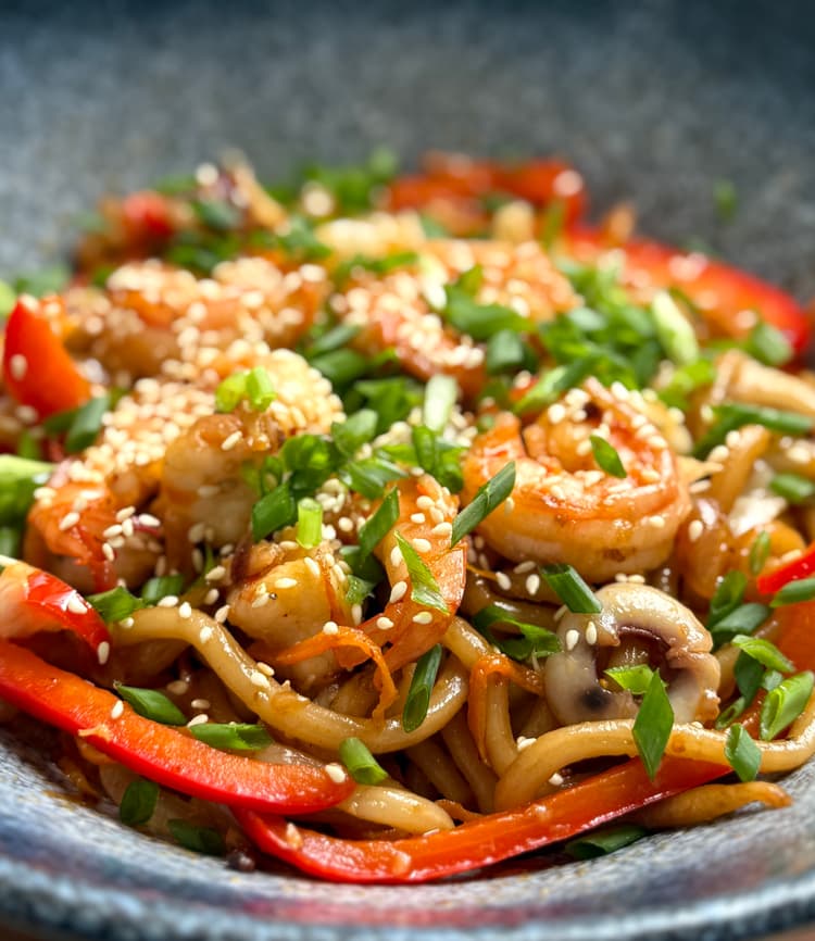 Seafood Udon Stir Fry 
